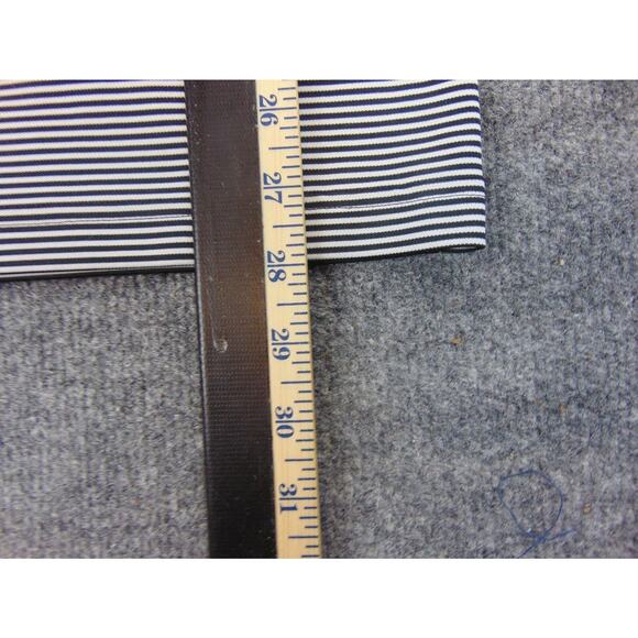 Belfair‎ Golf Shirt Mens Large Loose Fit Black White Stripe Underarmour - Picture 5 of 8